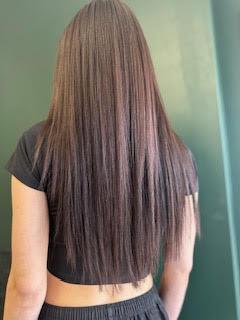 Hair after extensions at Astair Organic Hair, example 2