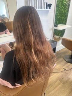 The same hair before extensions, example 1